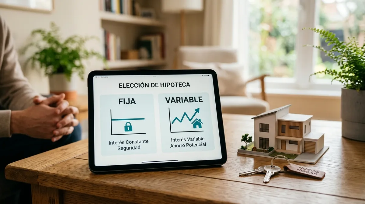 Hipoteca fija o variable para una vivienda de obra nueva